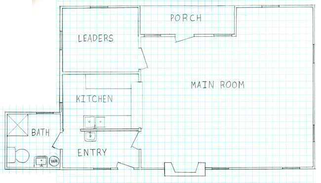 Shawnee cabin floor plan