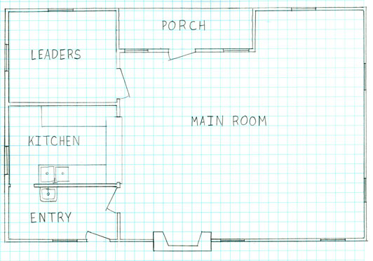 Sioux cabin floor plan