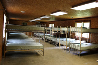 Tecumseh Lodge bunkroom